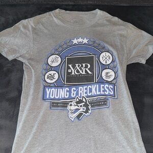 Y&R young and reckless graphic tshirt